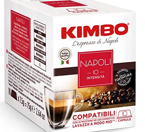 Caffè KIMBO Capsule compatibili con Lavazza ® a Modo Mio ® (NAPOLI, 160)