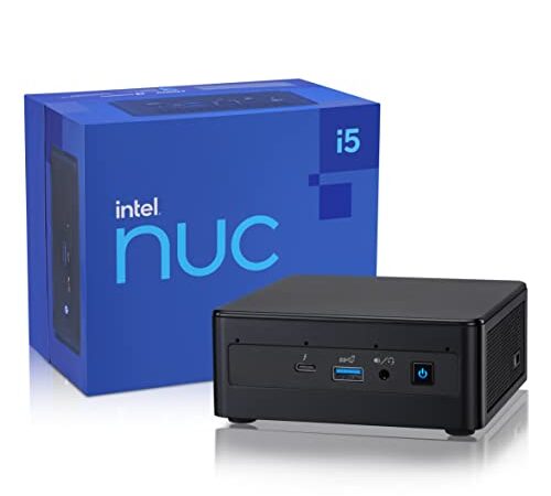 Intel NUC 11, Core i5-1135G7, 2.4GHz-4.2GHz, 16GB RAM, 512GB SSD, NUC11PAHi5 Performance, Mini PC i5 Windows 10 Pro, 4 Core, 8 Thread, 8M Cache, 4 Porte Display Ultra UHD 4K, Grafica Intel® Iris™ Xe