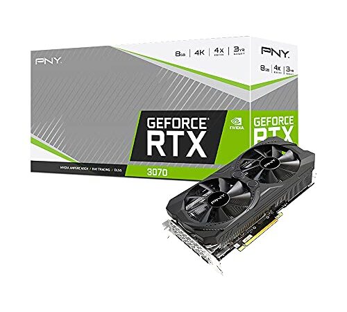 PNY Scheda Grafica GeForce RTX™ 3070 8GB UPRISING Dual Fan