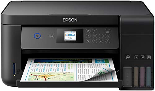Epson EcoTank ET-2750 Stampante Inkjet 3-in-1, Stampa Fronte/Retro, Copia e Scansione, Connettività Wi-Fi e App, LCD da 3.7 cm, Colore Nero