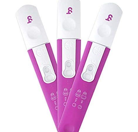 Femometer Test di gravidanza test precoce Confezione da 3 con strisce reattive HCG 12,5 miu/ml, precisione superiore al 99%, 2 ampie finestre dei risultati impermeabili
