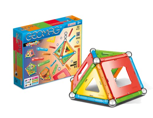 Geomag- Confetti Gioco di Costruzione Magnetico, Multicolore, 32 Pezzi, 350