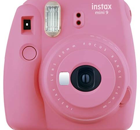 Fujifilm Instax Mini 9 Flamingo Fotocamera Istantanea, 62 X 46 Mm, Rosa, ‎12.45 x 7.37 x 15.49 cm; 307 grammi
