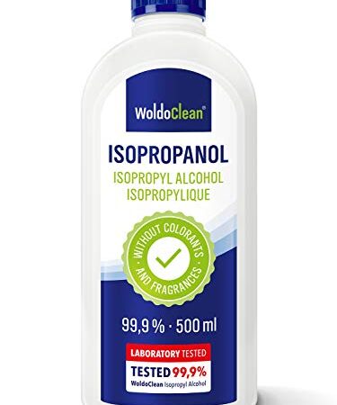 Isopropanolo 99,9% alcool detergente 500 ml - alcool isopropilico