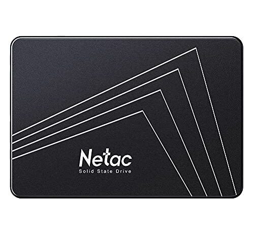 Netac SSD 240GB, Unità a stato solido interna (3D NAND, SATAIII 6gb/s, 2,5''), Applica a Notebook computer, PC, loading game