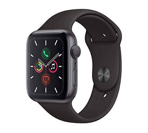 Apple Watch Series 5 44mm (GPS) - Cassa In Alluminio Color Grigio Siderale Con Nero Cinturino Sport (Ricondizionato)