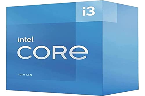 Intel, processore desktop Core i3-10105F 10, di 10ᵃ generazione (frequenza di base: 3,7 GHz, turbo boost: 4,4 GHz, 4 core, LGA1200) BX8070110105