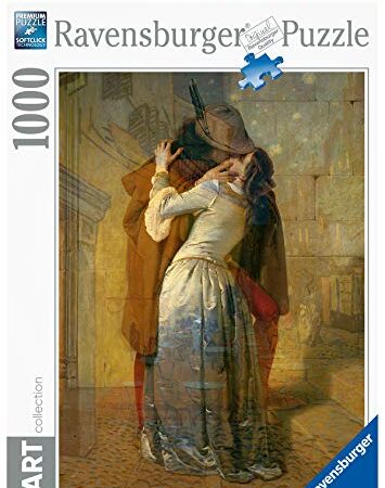 Ravensburger - Art Collezion: Il bacio, Hayez Puzzle, 1000 Pezzi, Colore Multicolore, 15405