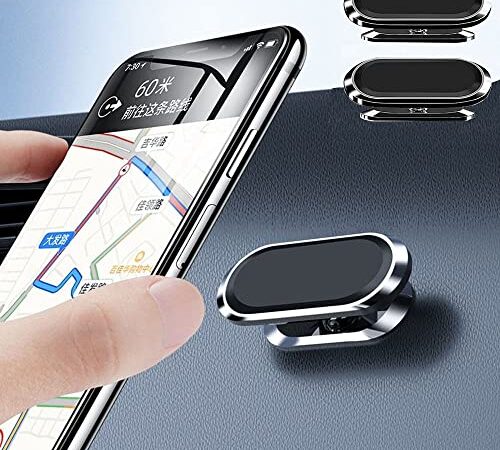 Supporto Per Cellulare Da Auto , 360° Di Rotazione Supporto Auto Smartphone( 2pack ) ​,Portacellulare Magnetico Universale Per Auto Con Cruscotto Portacellulare Magnetico