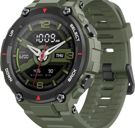 Amazfit T-Rex Smartwatch Braccialetto Orologio Sportivo Sonno Monitor Notifica Chiamata e Messaggio 14 Modalità Sport per Andriod iOS
