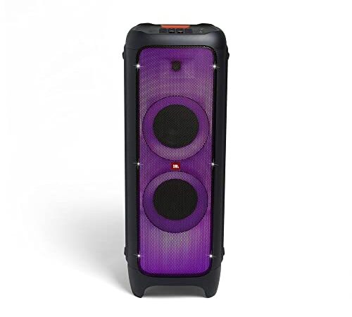 JBL PartyBox 1000 - Speaker Bluetooth con Giochi di Luce ideale per Feste, Braccialetto con Controllo Gestuale, Ingresso per Microfono e Chitarra, Nero