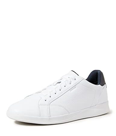 Geox U Kennet A, Sneakers Uomo, Bianco (White), 43 EU