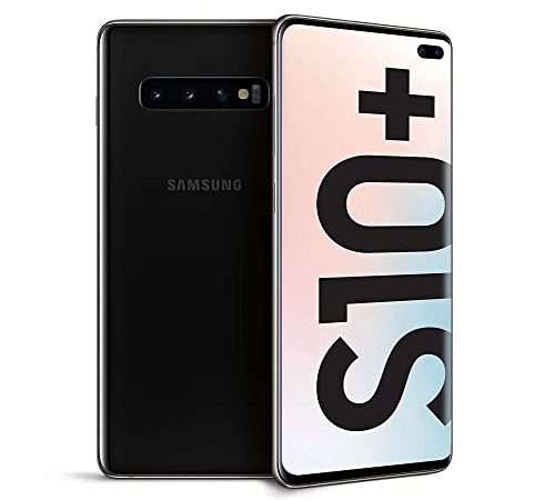Samsung Galaxy S10+ Display 6.4", 128 GB Espandibili, RAM 8 GB, Batteria 4100 mAh, 4G, Dual SIM Smartphone, Android 9 Pie [Versione Italiana], Nero (Prism Black) (Ricondizionato)