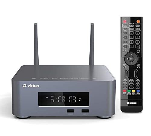 Zidoo Z10PRO Lettore Blu-Ray HD,Realtek1619DR 2GB+32GB Lettore multimediale 4K e Android Smart TV Box HDR10+