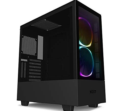 NZXT H510 Elite - Case da gioco per PC Case mid-tower ATX Premium, Porta Tipo C USB I/O frontale, Montaggio GPU verticale, Nero opaco