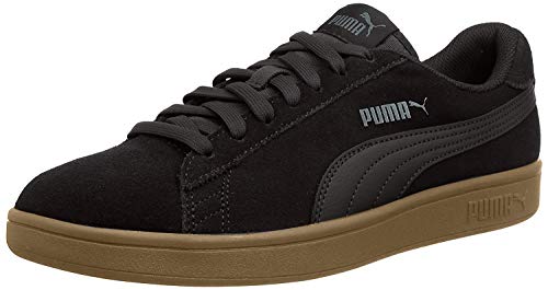 PUMA Unisex Adults' Fashion Shoes SMASH V2 Trainers & Sneakers, PUMA BLACK-PUMA BLACK, 43