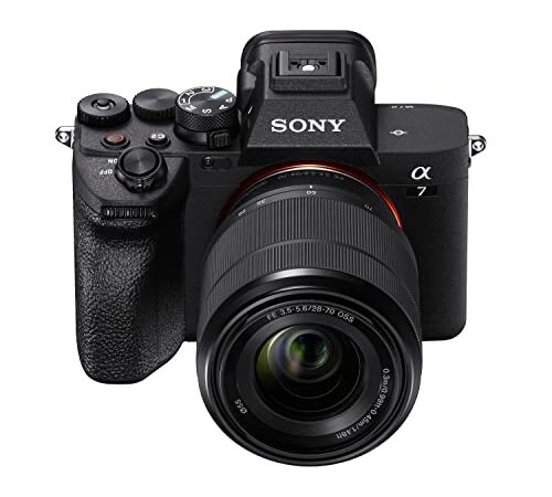 Sony Alpha 7 IV Kit Fotocamera Mirrorless Full-Frame 33 Mp Con Obiettivo Sony 28-70 Mm F3.5-5.6, Nero