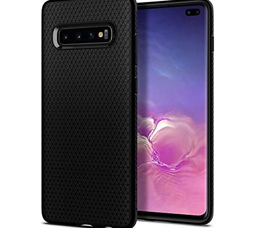 Spigen Cover Liquid Air Compatibile con Samsung Galaxy S10 Plus - Nero