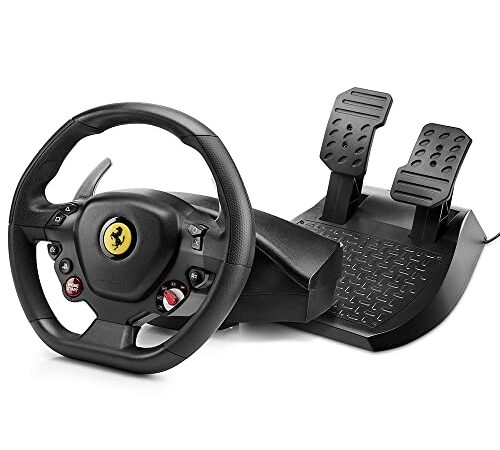 Thrustmaster T80 Ferrari 488 GTB Edition Volant Racing - PS5 / PS4 / PC - Under official Ferrari license