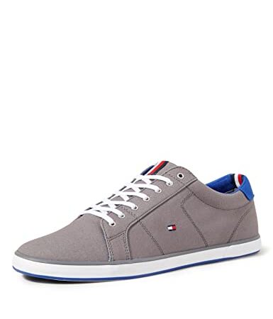 Tommy Hilfiger Sneakers Vulcanizzate Uomo Scarpe, Grigio (Steel Grey), 43 EU