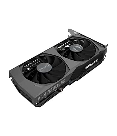 Zotac Vga Gaming Geforce Rtx 3060 Ti Twin Edge Oc Lhr 8Gb Gddr6, Grigio, ‎28.3 x 8.3 x 21.8 cm 800 grammi