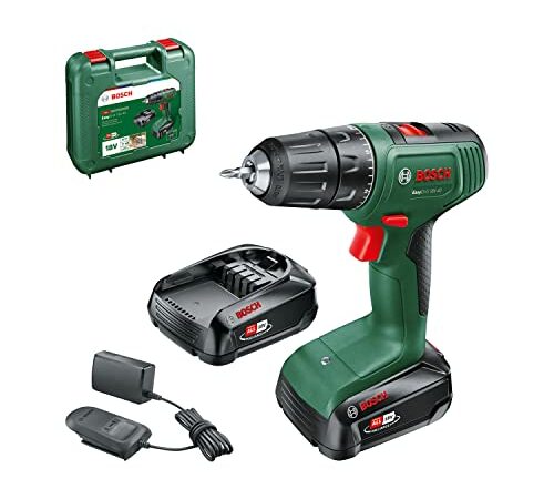 Bosch Home And Garden Trapano Avvitatore A Batteria Easydrill 18V-40, 29.1 x 25.9 x 9.2 Cm