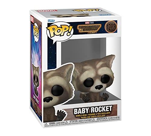 Funko POP! Vinyl: Marvel - Guardians Of The Galaxy 3 - Rocket Raccoon - (Baby) - Guardiani Della Galassia - Figura in Vinile da Collezione - Idea Regalo - Merchandising Ufficiale - Movies Fans