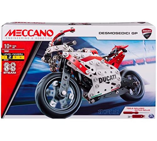 MECCANO - Moto Ducati Desmosedici GP, Kit di Costruzioni dai 10 Anni