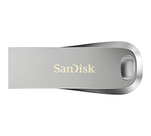 SanDisk Ultra Luxe 64 GB USB Flash Drive USB 3.1 up to 150 MB/s, Silver